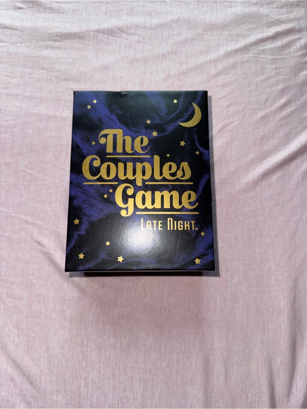 The Couples Game Late Night - Gold and Navy Party Card Game